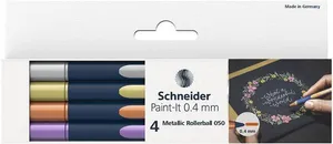 Roller Schneider Paint-it 050 Metallic Set 4 Stück